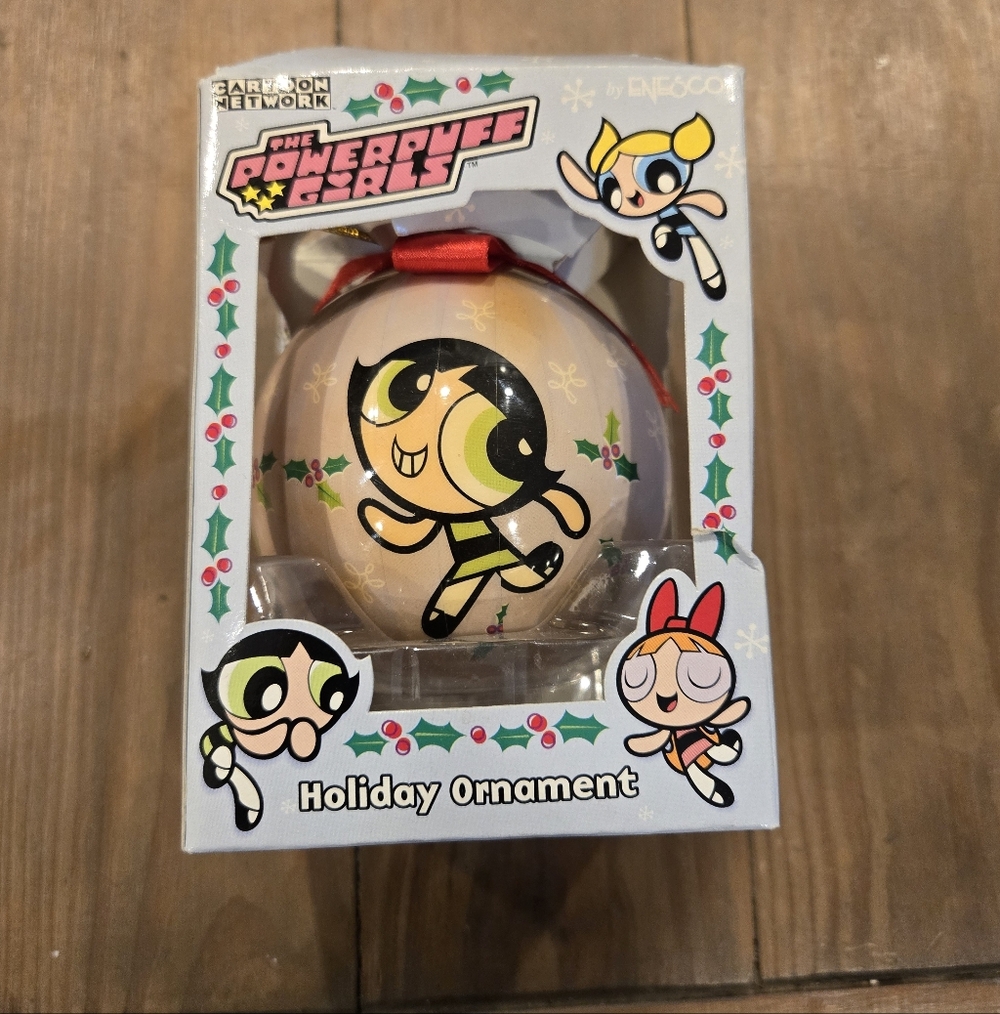 Vintage 2000 Cartoon Network Powerpuff Girls Holiday Ornament